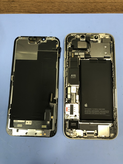 水没したiPhone13の復旧