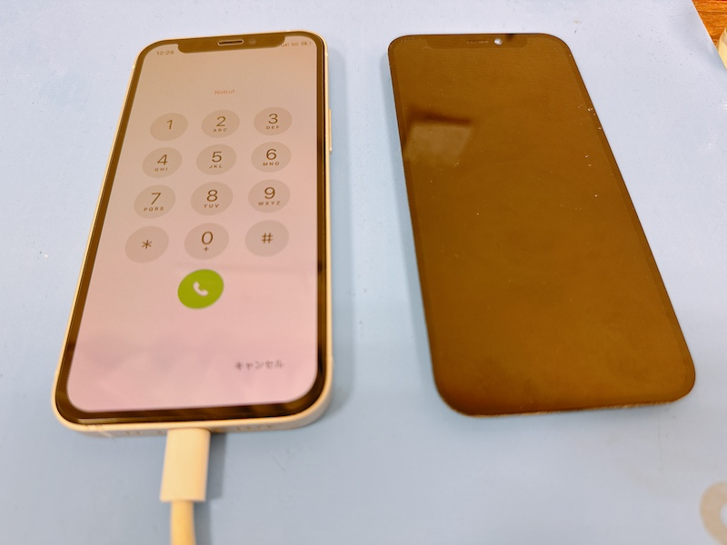 行徳よりご来店 iPhone12mini液晶不良修理のお客様