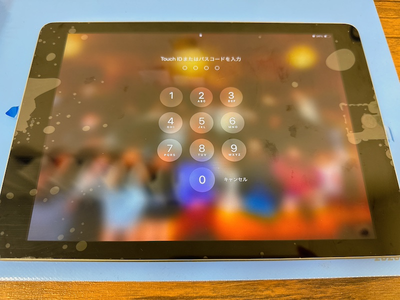 浦安よりご来店 iPad第6世代ガラス割れ修理のお客様