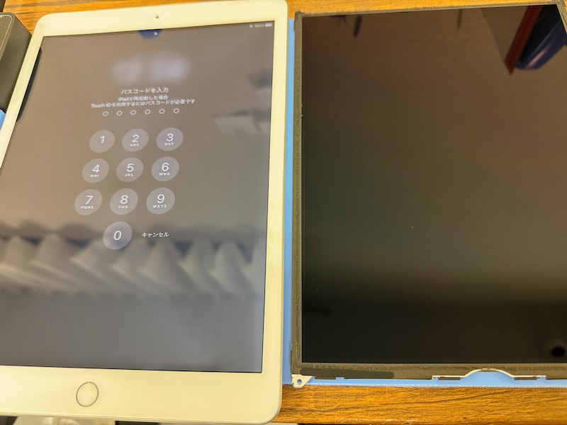 新浦安よりご来店 iPad第8世代 液晶修理のお客様