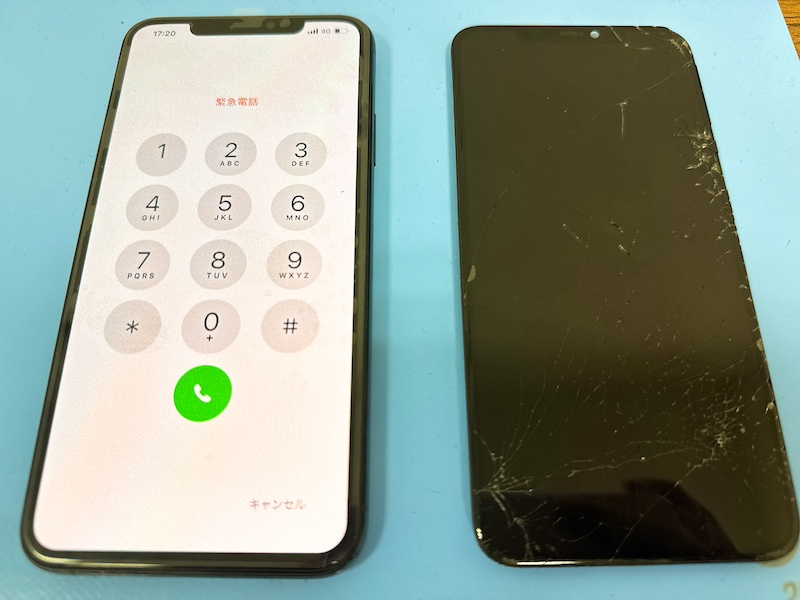 浦安よりご来店 iPhone11Pro液晶修理のお客様