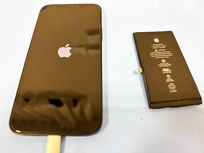 行徳よりご来店 iPhone12バッテリー交換修理のお客様