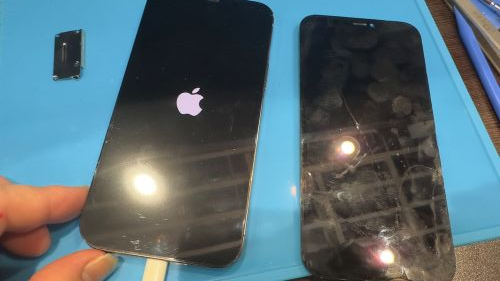iPhone12 液晶割れ　ダイワンテレコム　高田馬場　新宿区