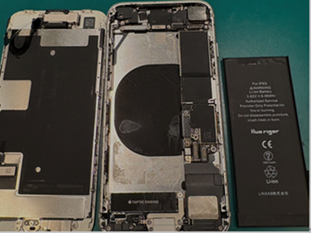 iPhoneSEのバッテリー交換！