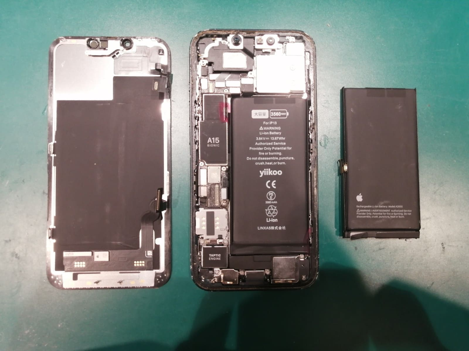 iPhone13　バッテリー交換