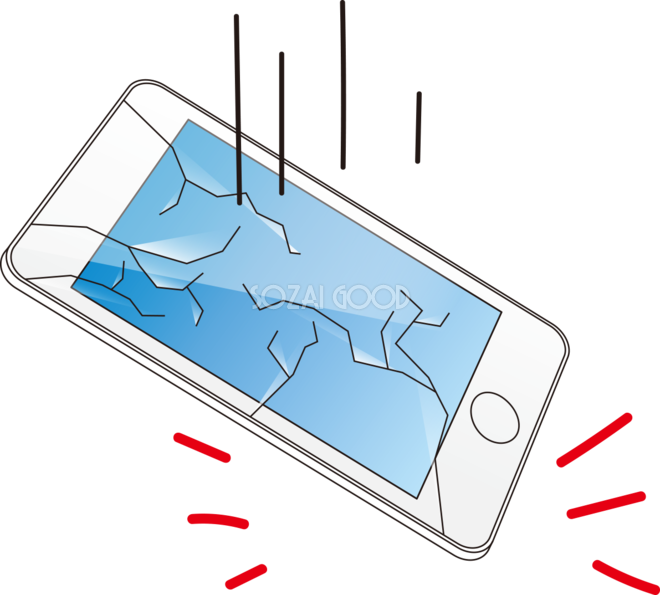 iPhoneの背面ガラス割れを放置すると危険？