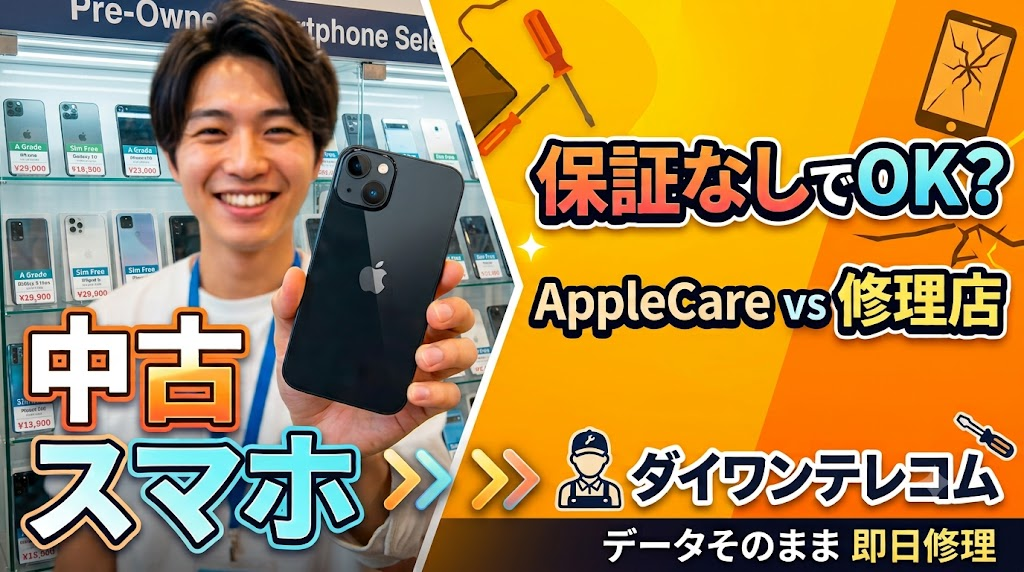 中古iPhoneは保証なしでも大丈夫？保証のデメリットや修理費を解説