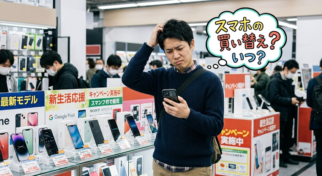 スマホ買い替え時期はいつ？トレンドと待ちの基準をご紹介
