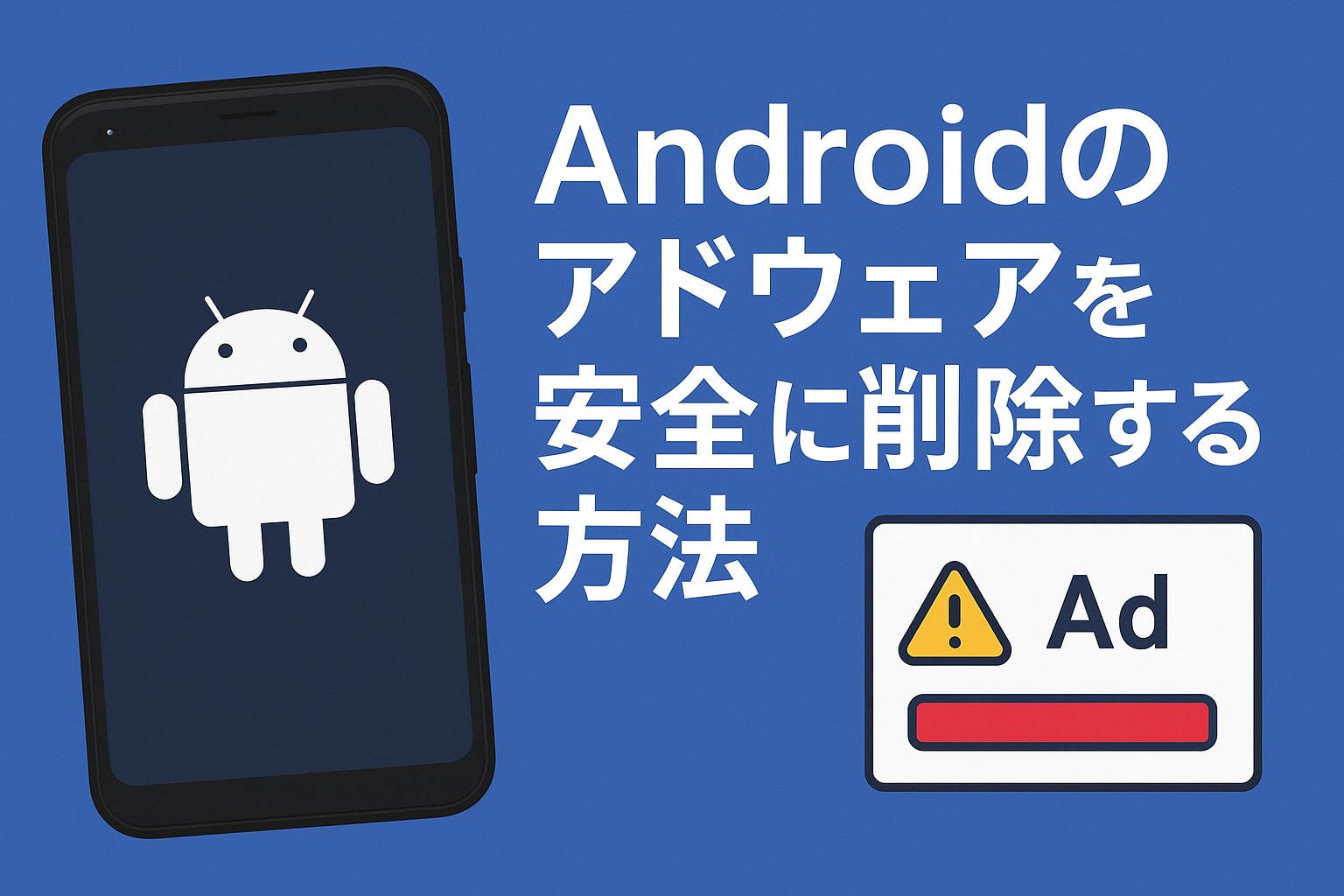 Androidのアドウェアを安全に削除する方法
