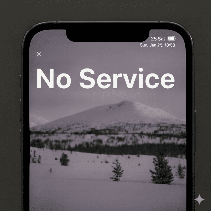 iPhoneの圏外表示［原因と解決策］