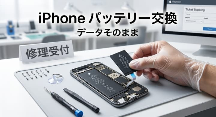 iPhoneのバッテリー減りが早い？交換の目安と即日修理を解説