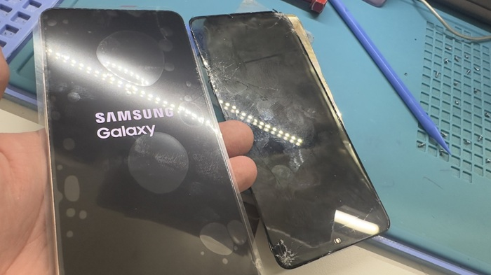 Galaxy 液晶割れ　即日　ダイワンテレコム　渋谷エリア　