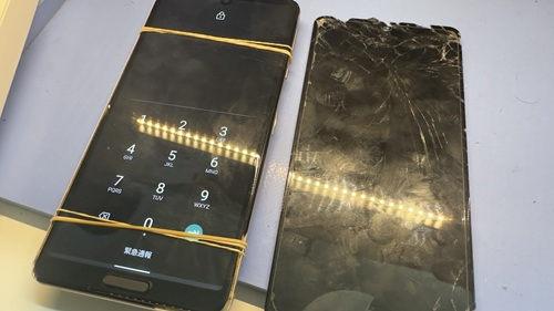 Android修理　ダイワンテレコム　即日　液晶割れ　AQUOS　