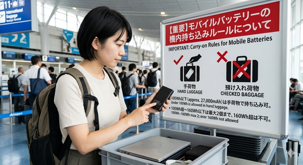 【2026年最新】飛行機へのモバイルバッテリー持ち込みルール完全版
