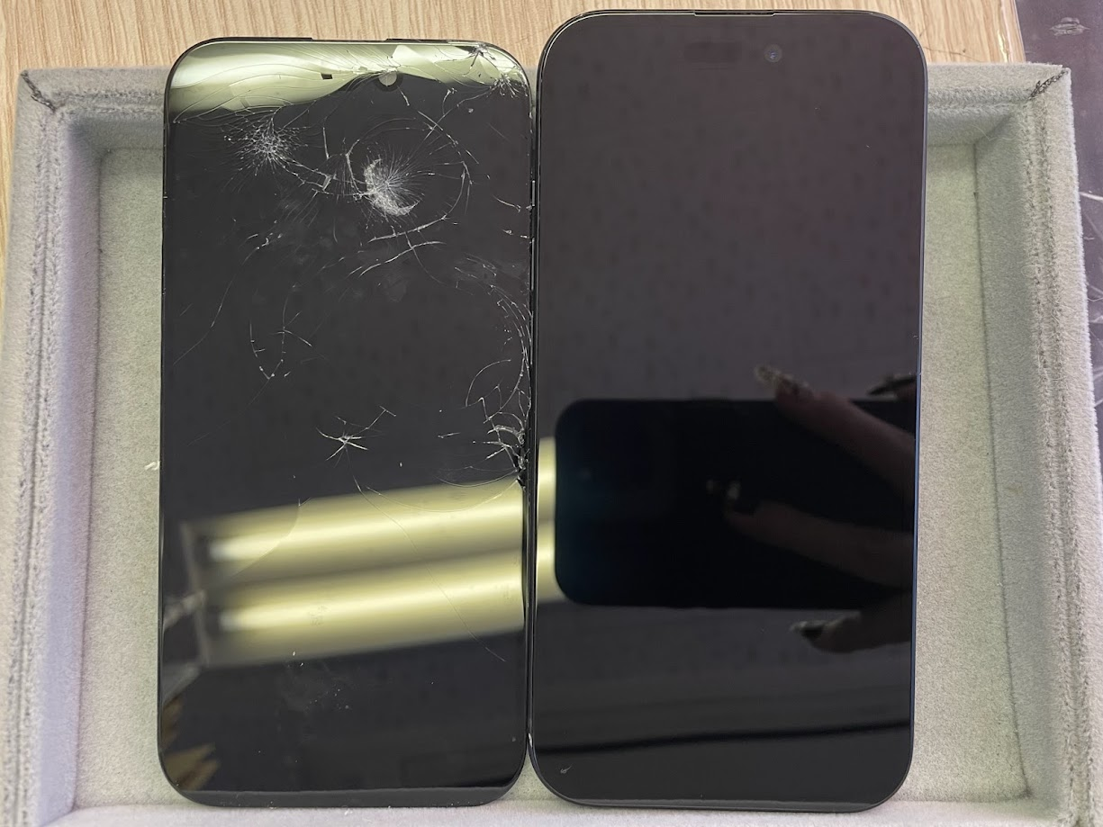 iPhone15の画面割れ修理