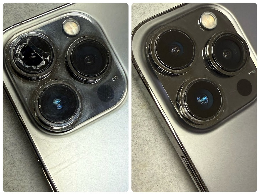 iPhone13Proのリアカメラガラスレンズ修理