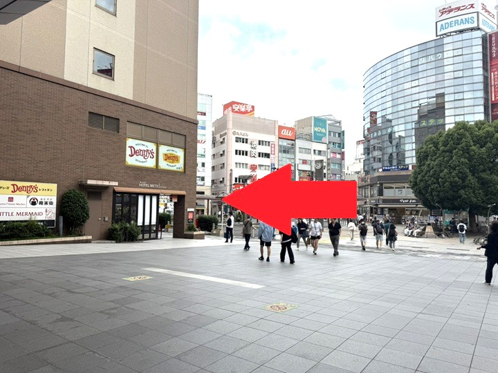 赤羽駅から店舗までの道順2