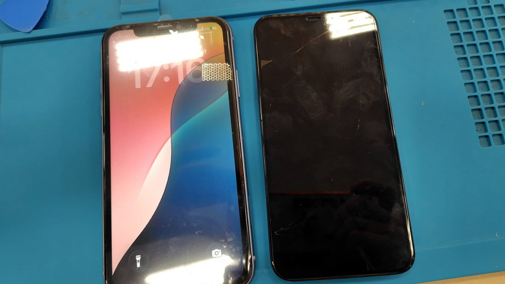 液晶不良のiPhone11、画面交換即日対応！