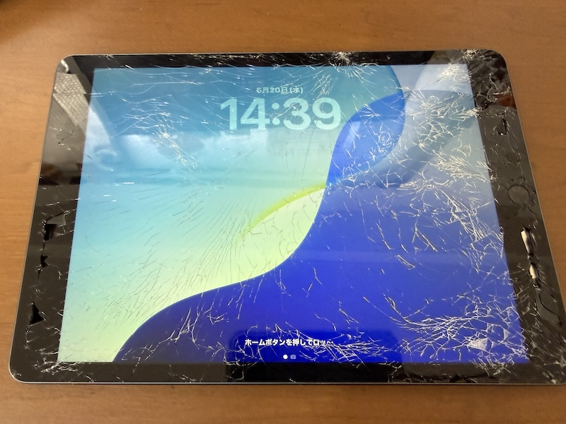 松戸でiPad第9世代修理！ガラス割れも即日180分でデータ保持
