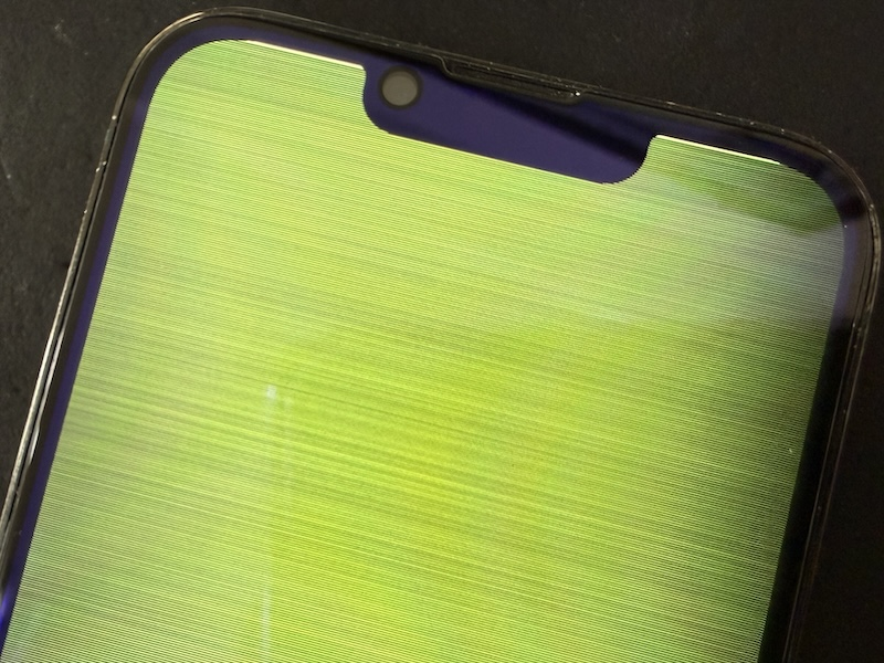 松戸iPhone13Pro修理！画面全体の緑画面・変色も即日60分！