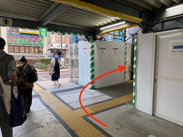 松戸駅から店舗までのルート2