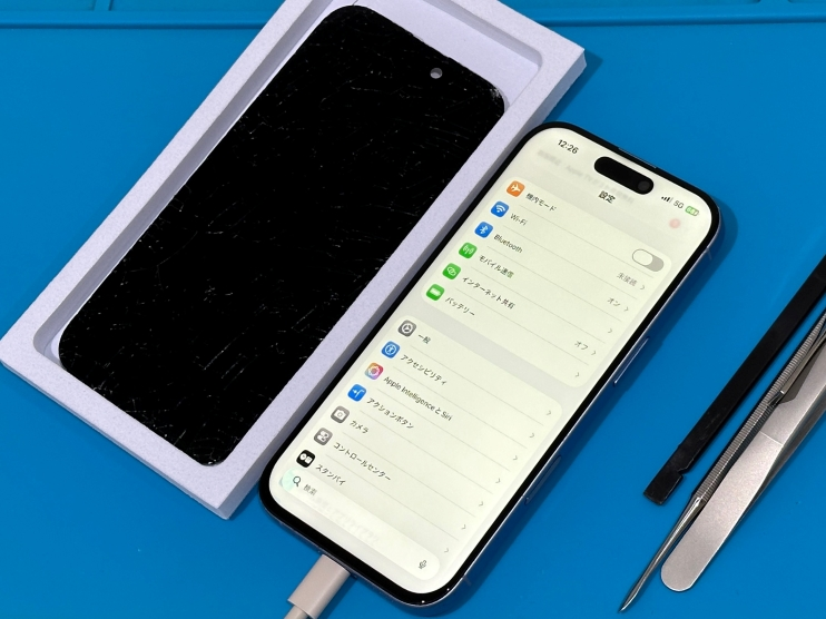 iPhone17の画面割れ修理｜液晶LCDパネル交換・名古屋栄