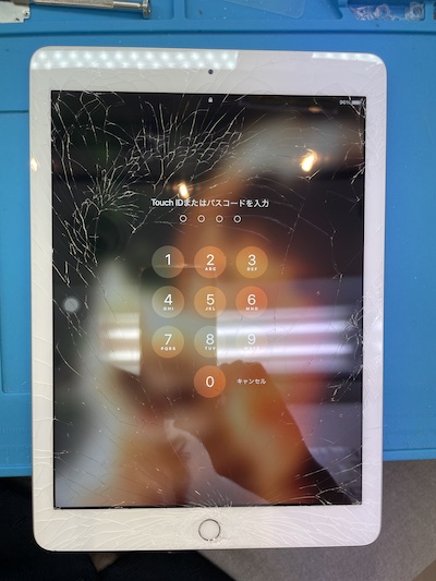 iPad6　画面割れ修理　ダイワンテレコム名古屋今池店