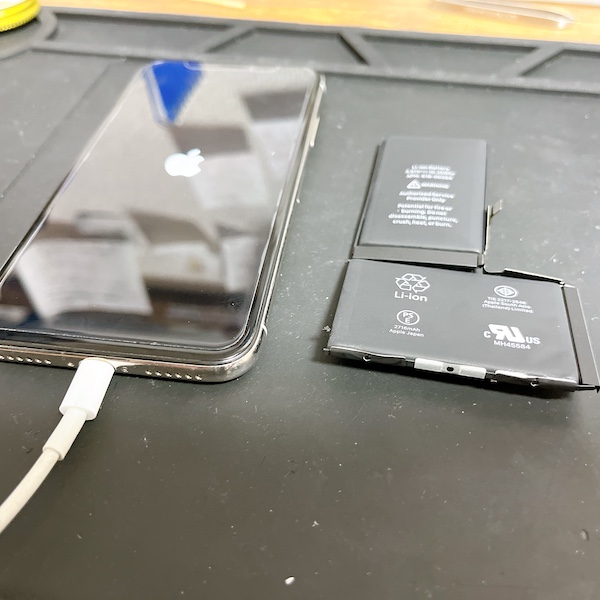 iPhoneXバッテリー交換