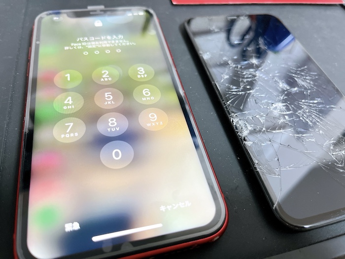 iPhone12画面割れ