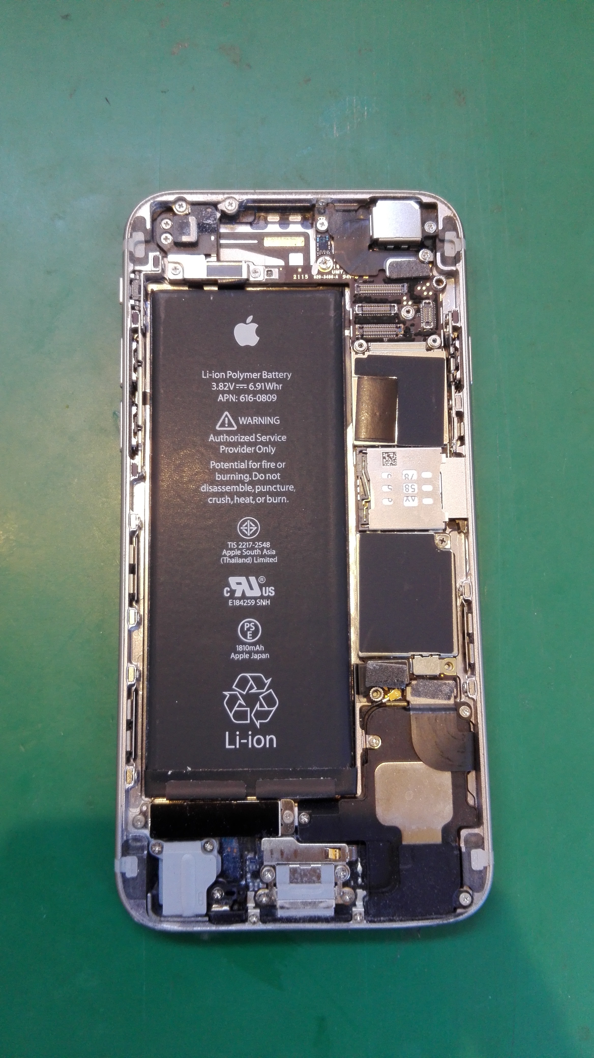 【修理実績】iPhone6/バッテリー交換