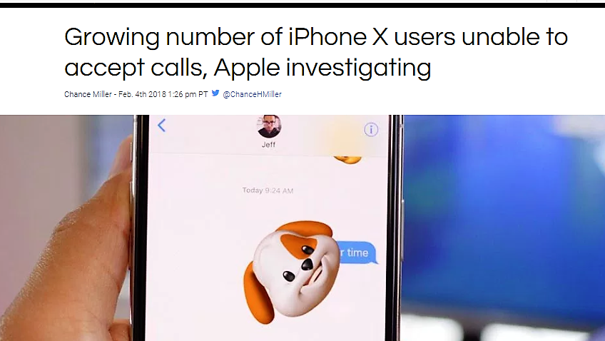 世界中のiPhoneXで問題が発生中!? 気になるAppleの対応は如何に？