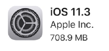 iOS11.3リリース