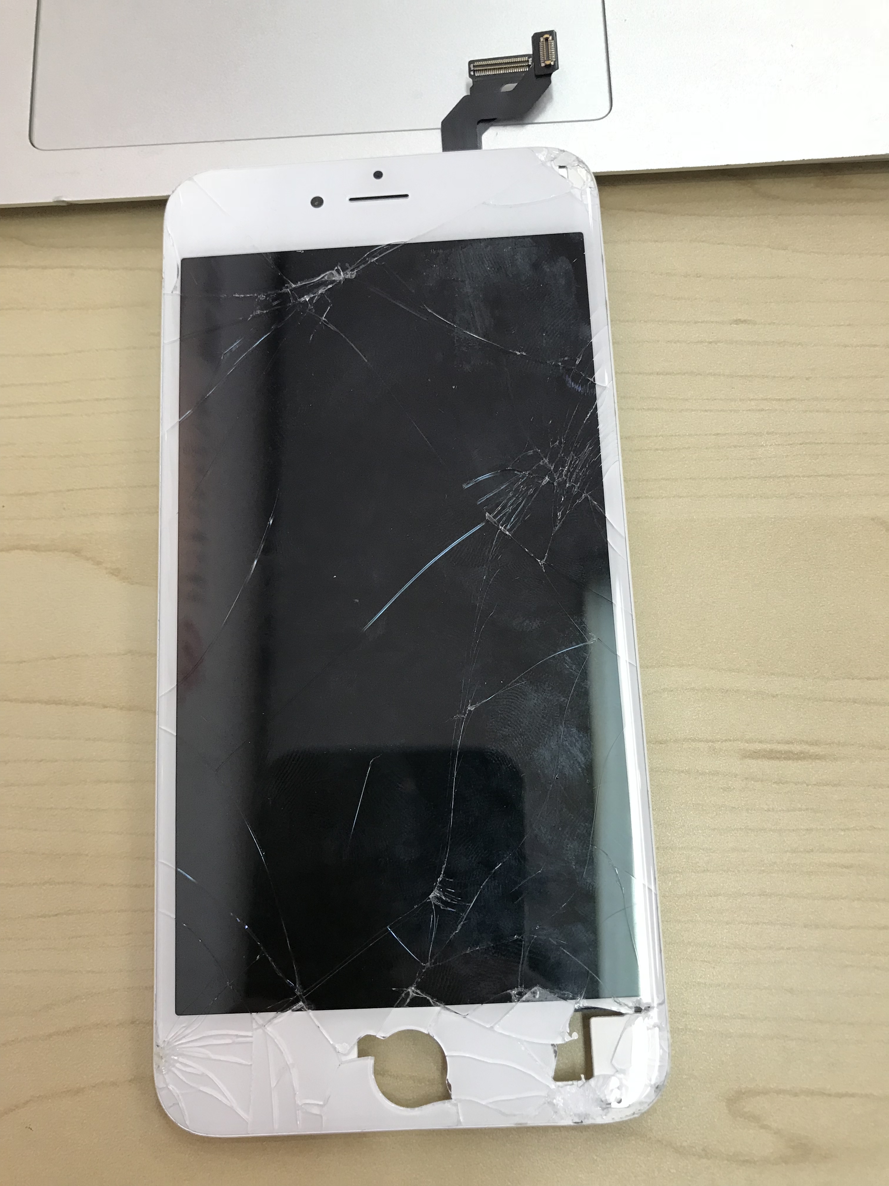 iPhone6sパネル交換及びインカメラ修理の案件