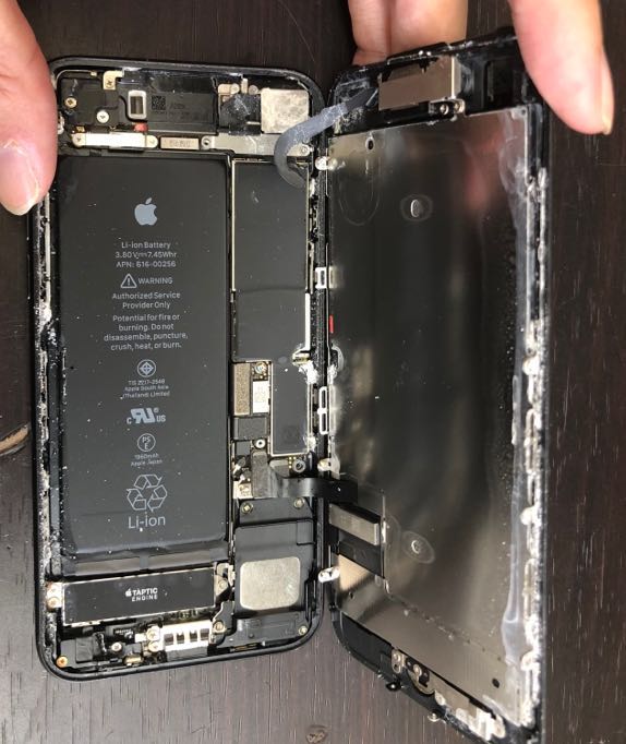 海水浴に行ったiPhone。。。