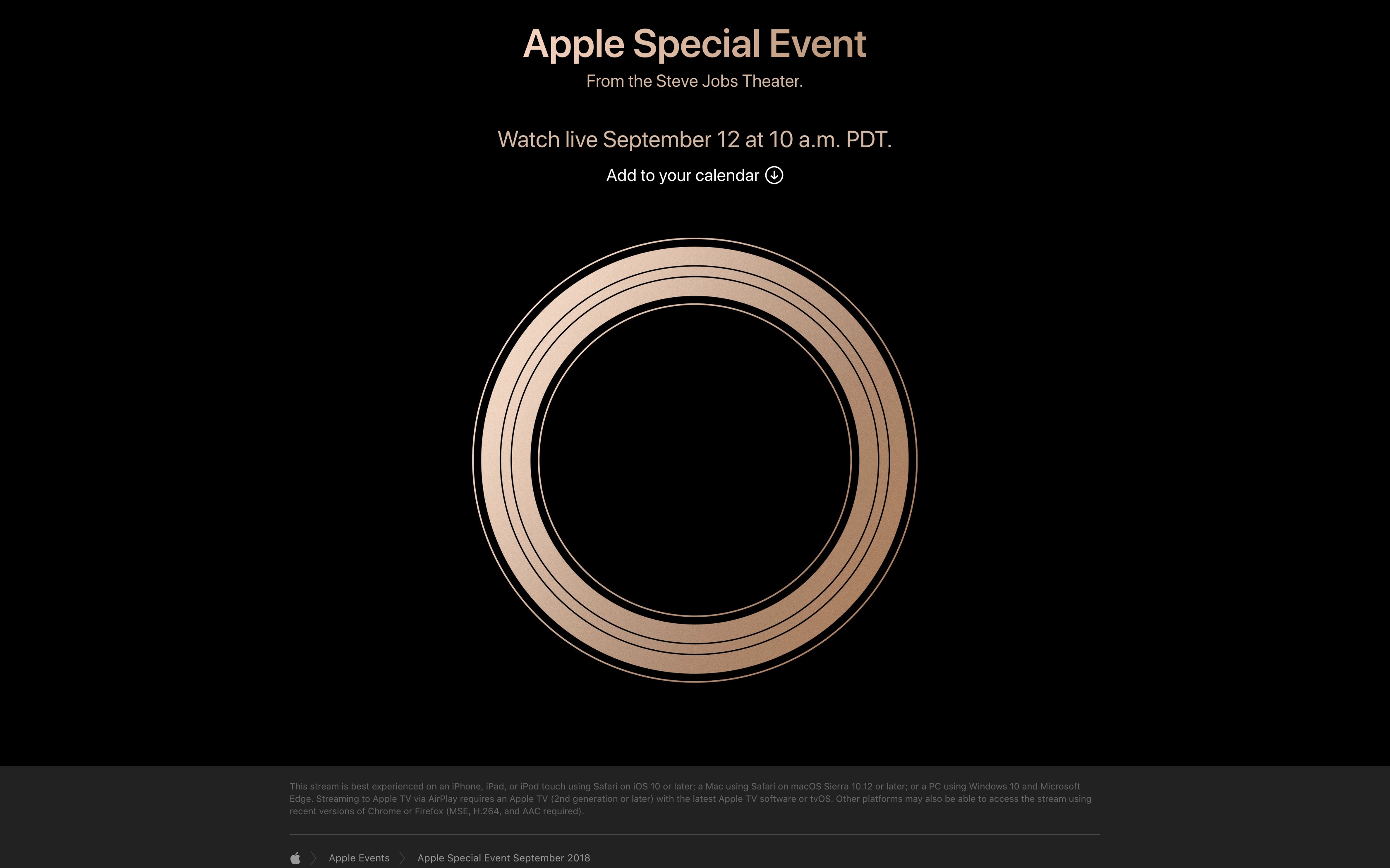 ついにきた！Appleスペシャルイベントの開催が決定！