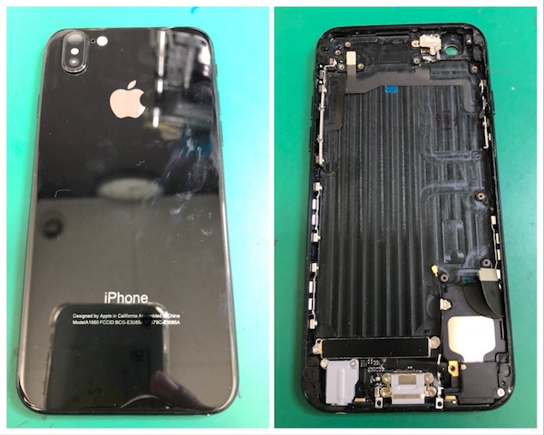 iPhone６sバックパネル交換（部品持ち込み）