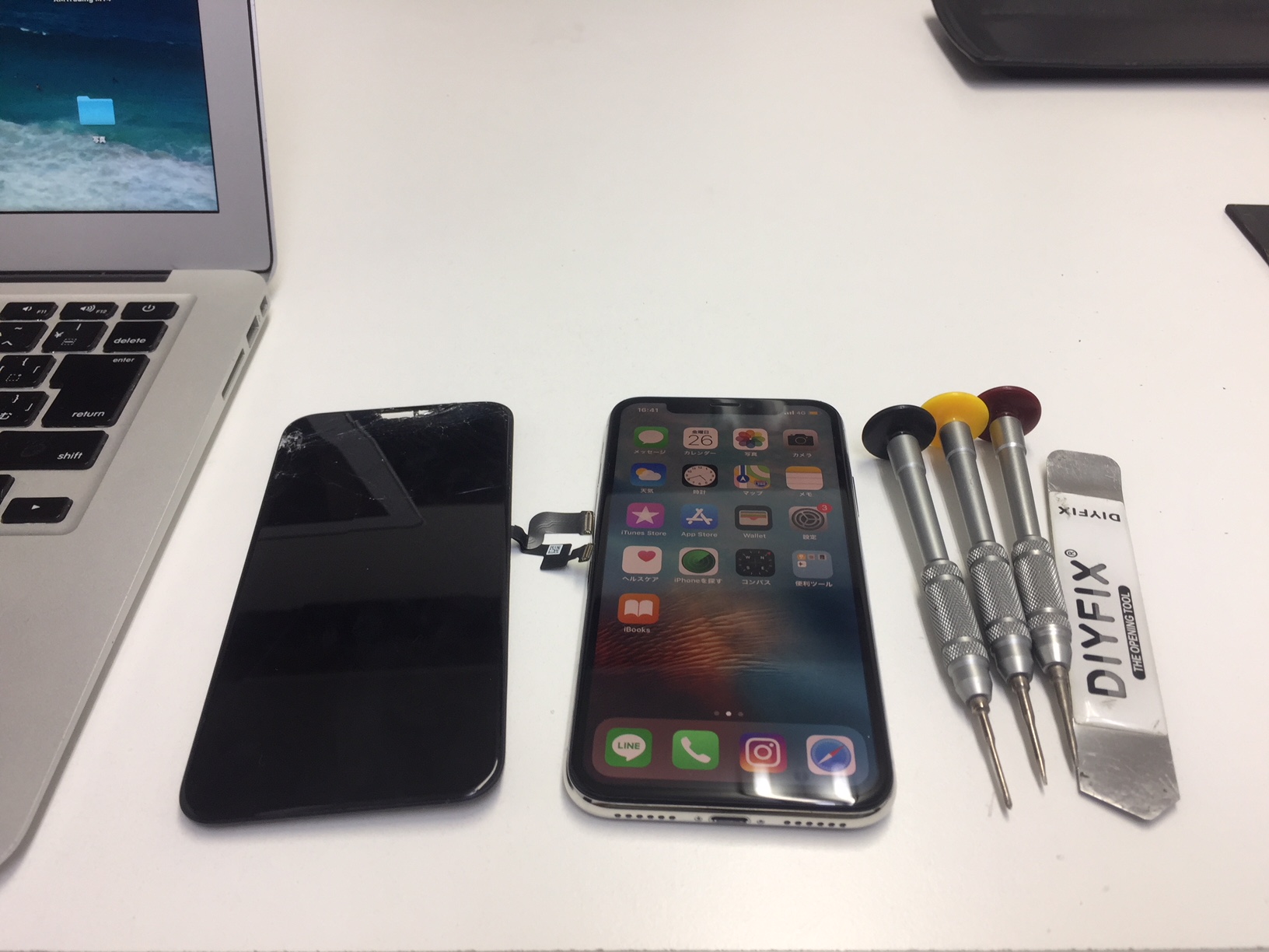 大宮区よりiPhoneX画面修理のご依頼