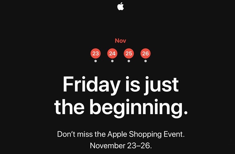 米Apple、4日間の特別セールを開催