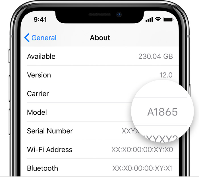 Appleの保証状況を確認するためのiPhoneのシリアル番号の調べ方とモデルの識別方法