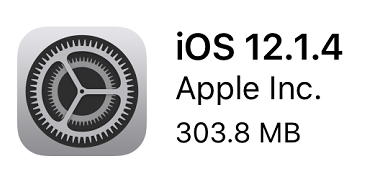 iOS12.1.4リリース