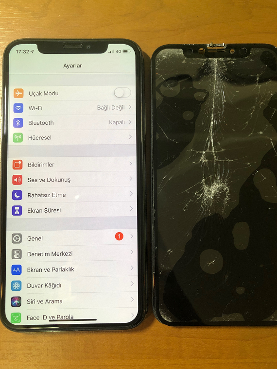 鎌ヶ谷市南佐津間からご来店！iPhoneXの液晶画面故障も即日60分修理！