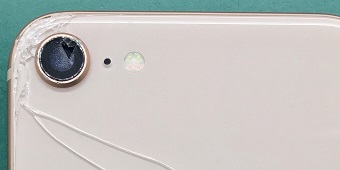 iPhone8レンズ割れ交換修理～瀬戸市よりご来店～
