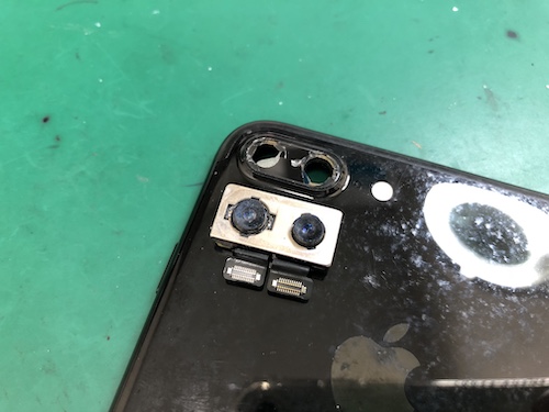 iPhone7Plusのバックカメラ交換＆レンズ割れ