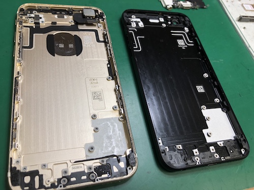 (部品持ち込み)iPhone6sの背面パネル交換修理