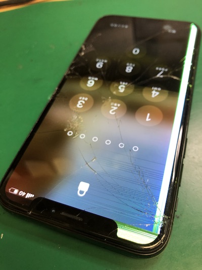 iPhoneX液晶不良修理をLCDパネルで修理【長久手市よりお越し】