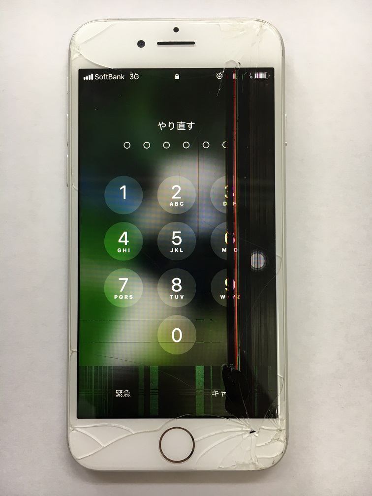 【修理紹介】iPhone 8 ガラス・液晶修理