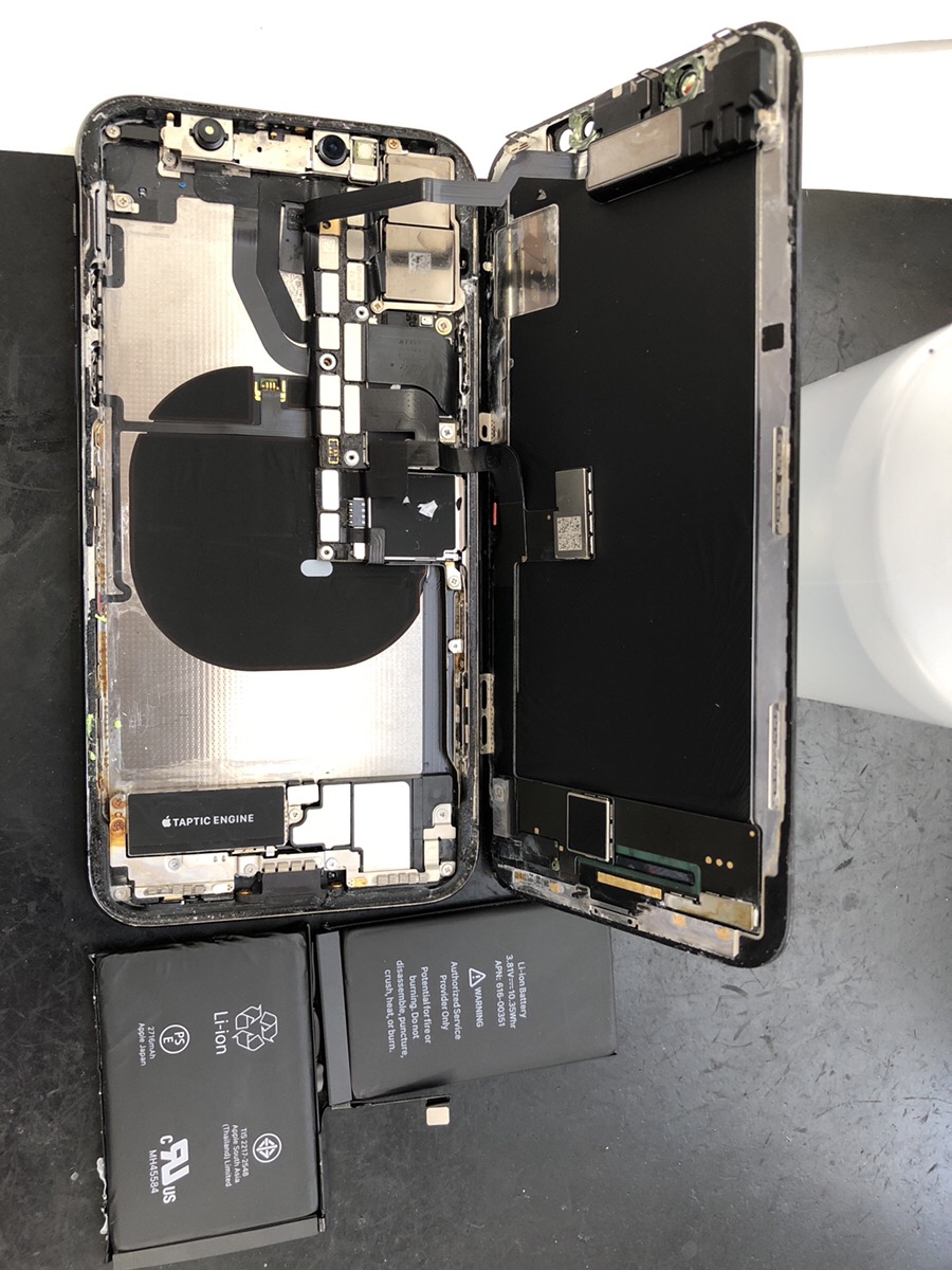 iPhoneXバッテリー交換！