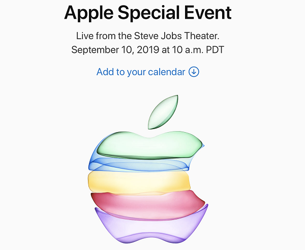 【速報】9月10日に「Apple Special Event」開催！