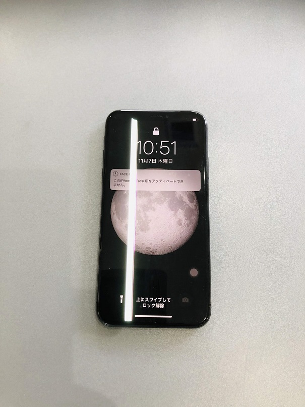 iphoneX　液晶不良