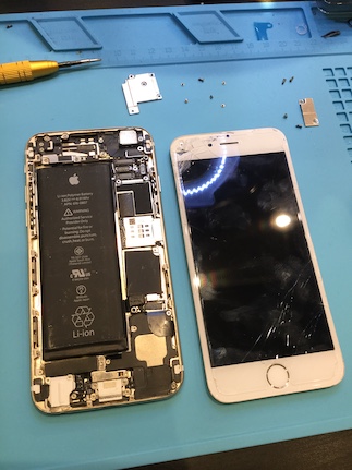 iPhone6s 液晶画面交換　修理をしました！